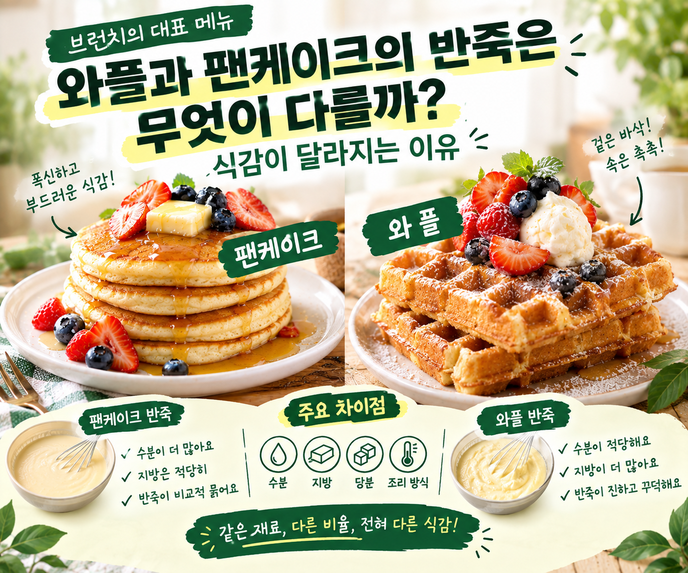 와플과 팬케이크 썸네일